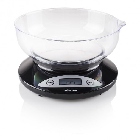 Tristar Kitchen scale KW-2430 Maximum weight (capacity) 2 kg, Graduation 1 g, Display type LCD, Black