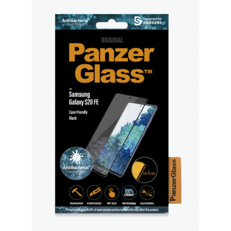 PanzerGlass Samsung, Galaxy S20 FE CF, Glass, Black, Clear Screen Protector