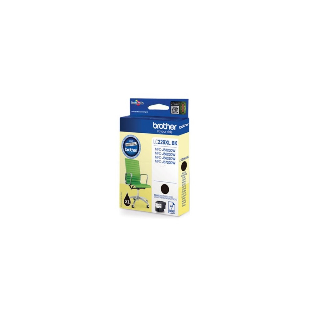 Brother LC-229XLBK Ink Cartridge, Black