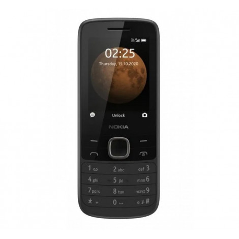 Nokia 225 4G TA-1316 Black, 2.4 ", TFT, 240 x 320 pixels, 64 MB, 128 MB, Dual SIM, Nano-SIM, 3G, Bluetooth, 5.0, USB version Mic