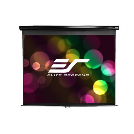 Elite Screens Manual Series M128UWX Diagonal 128 ", 16:10, Viewable screen width (W) 275 cm, Black