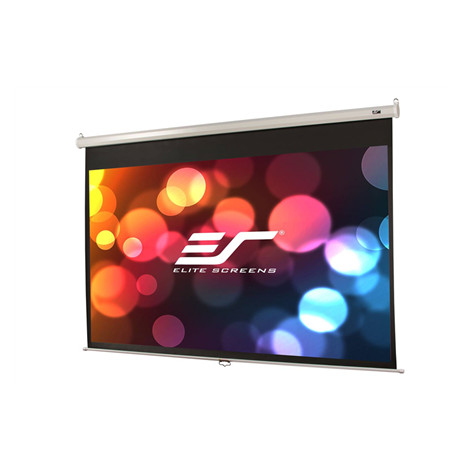 Elite Screens Manual Series M106XWH Diagonal 106 ", 16:9, Viewable screen width (W) 235 cm, White