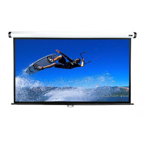 Elite Screens Manual Series M100XWH Diagonal 100 ", 16:9, Viewable screen width (W) 221 cm, White