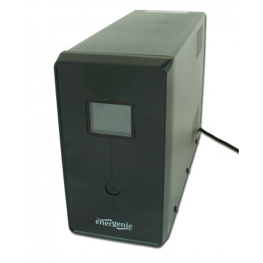 EnerGenie UPS with USB and LCD display, Black 1200 VA, 720 W