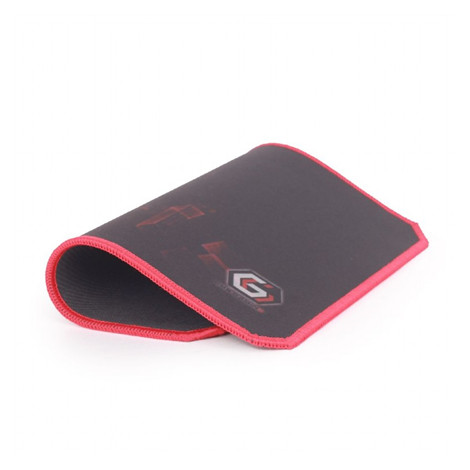 Gembird MP-GAMEPRO-L Gaming mouse pad PRO, Large Black/Red, 400 x 450 x 3 mm