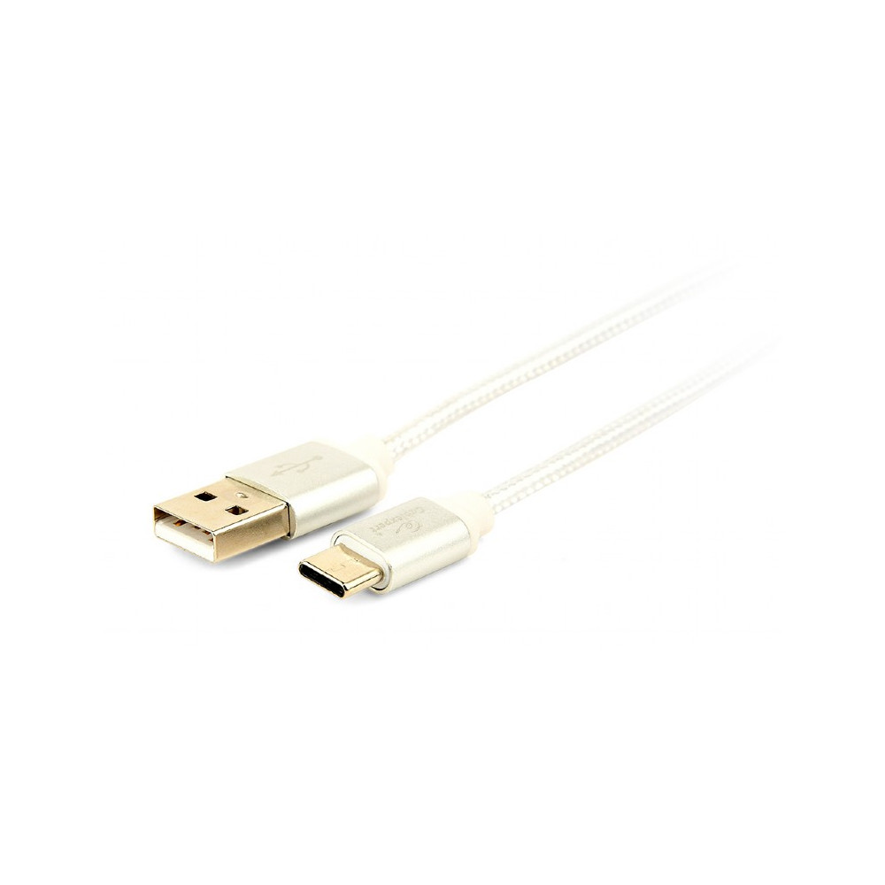 Gembird USB Type-C cable with braid and metal connectors, 1.8 m