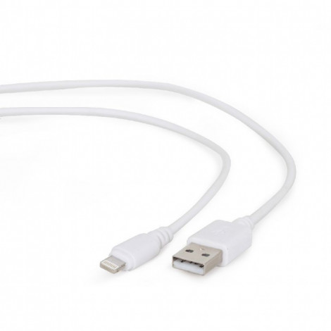 Cablexpert 8-pin sync and charging cable, white, 1 m