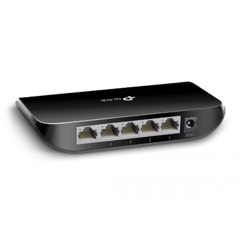 TP-LINK Switch TL-SG1005D Unmanaged, Desktop, 1 Gbps (RJ-45) ports quantity 5, Power supply type External, Plastic case