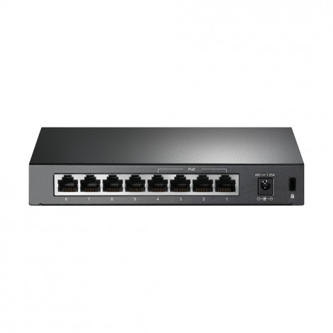 TP-LINK Switch TL-SF1008P Unmanaged, Desktop, 10/100 Mbps (RJ-45) ports quantity 8, PoE ports quantity 4, Power supply type Exte