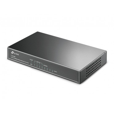 TP-LINK Switch TL-SF1008P Unmanaged, Desktop, 10/100 Mbps (RJ-45) ports quantity 8, PoE ports quantity 4, Power supply type Exte