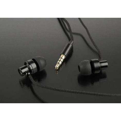 Gembird Metal earphones with microphone "Paris" 3.5 mm, Black, Built-in microphone