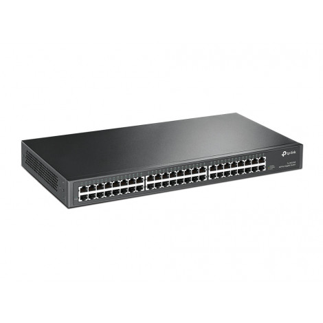 TP-LINK 48-Port Gigabit Rackmount Switch TL-SG1048 10/100/1000 Mbps (RJ-45), Unmanaged, Rack mountable, Ethernet LAN (RJ-45) por