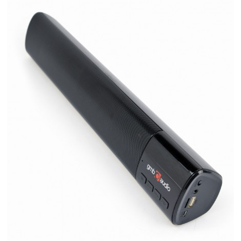 Gembird Bluetooth soundbar SPK-BT-BAR400-01 2 x 5 W, Bluetooth, Portable, Wireless connection, Black