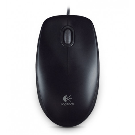 Logitech Mouse B100 Wired, Black