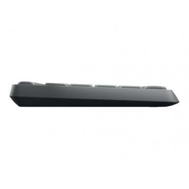 Logitech MK235 Wireless Keyboard and mouse pack, Wireless, Mouse included, Batteries included, Black, US International, 475 g