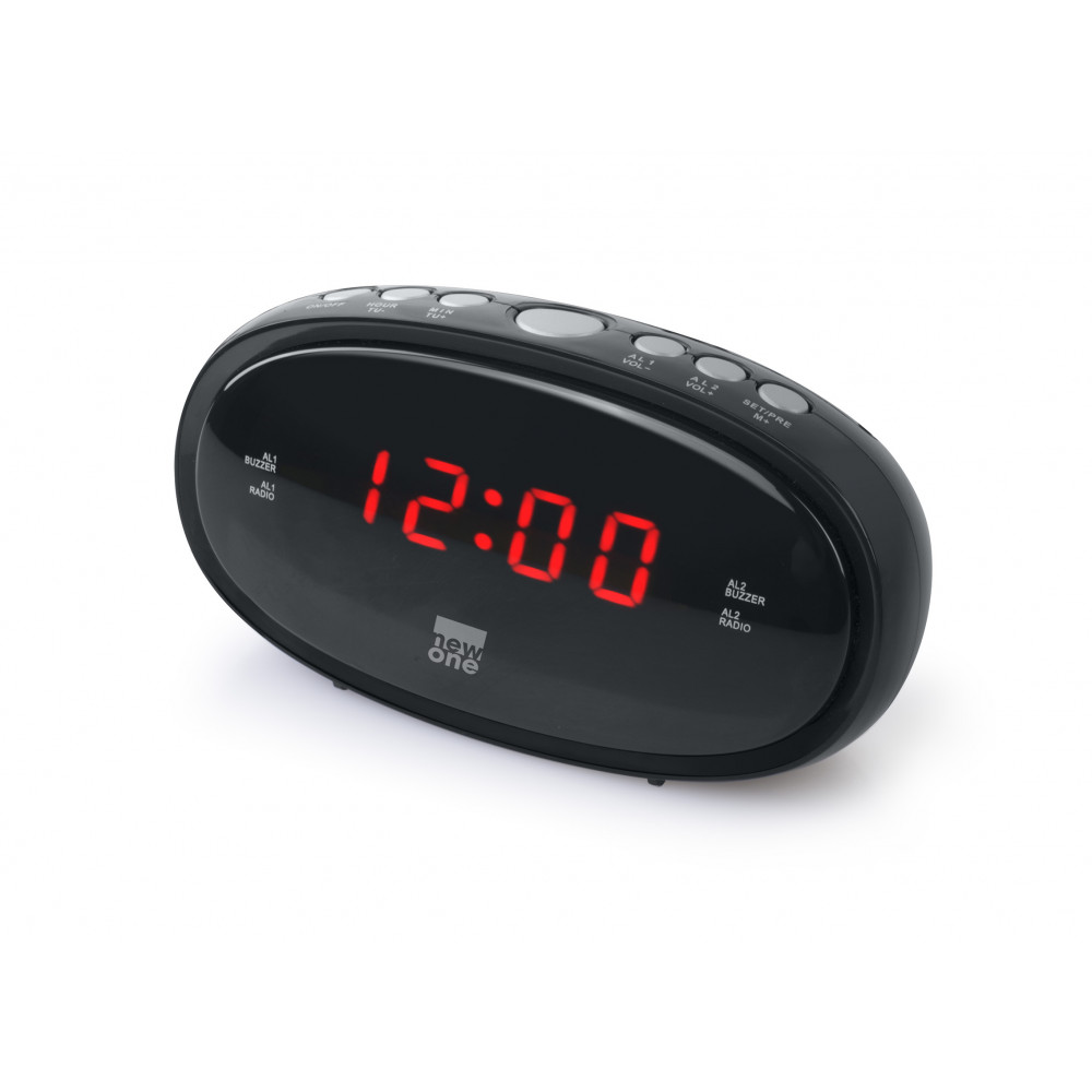 New-One Clock-radio CR100 Black, Alarm function