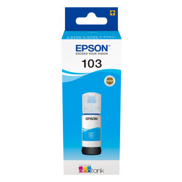 Epson 103 ECOTANK Ink Bottle, Cyan