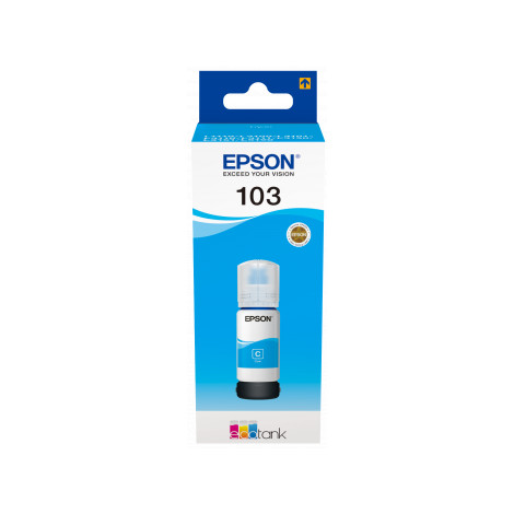 Epson 103 ECOTANK Ink Bottle, Cyan