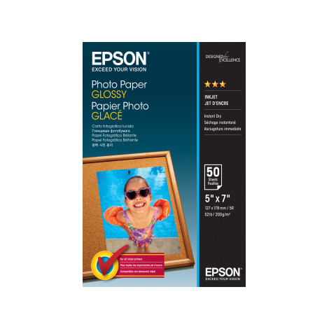 Epson Photo Paper Glossy 50 sheets, 13 x 18 cm, 200 g/m