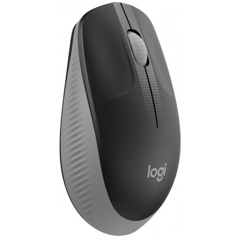 Logitech Full size Mouse M190 Wireless, Mid Grey, USB