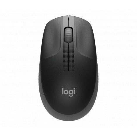 Logitech Full size Mouse M190 Wireless, Mid Grey, USB