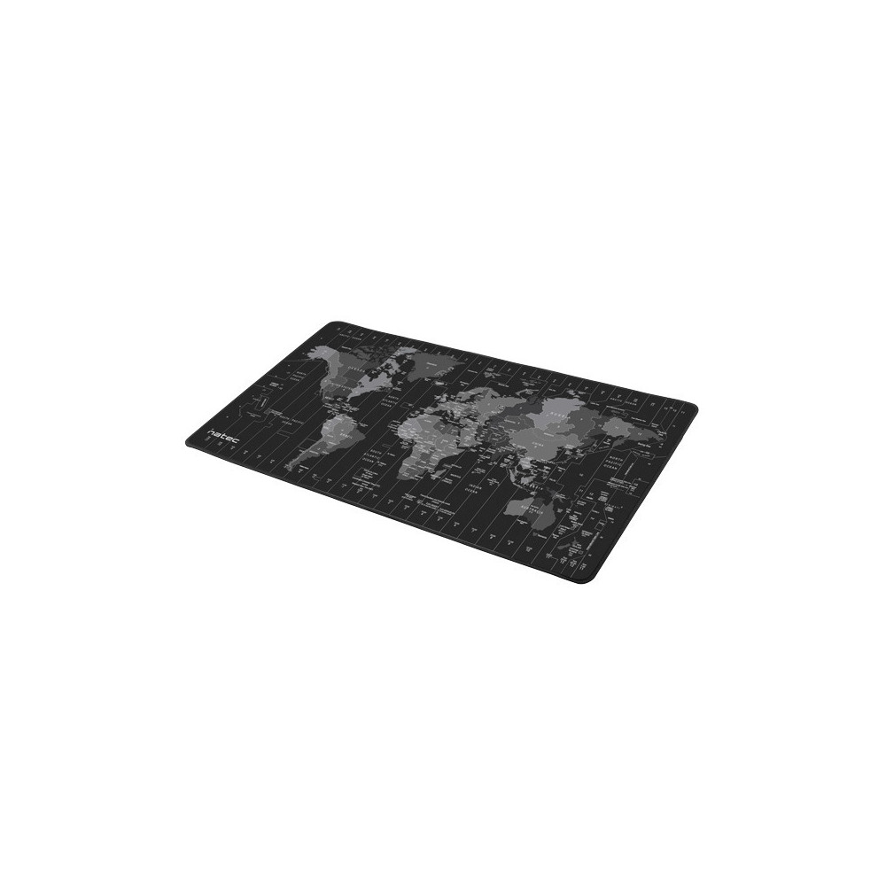 Natec Mouse Pad, Time Zone Map, Maxi, 800x400 mm