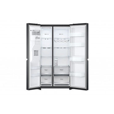 LG Refrigerator GSLV71MCLE Energy efficiency class E, Free standing, Side by side, Height 179 cm, No Frost system, Fridge net ca