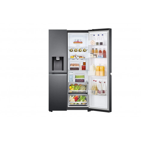 LG Refrigerator GSLV71MCLE Energy efficiency class E, Free standing, Side by side, Height 179 cm, No Frost system, Fridge net ca