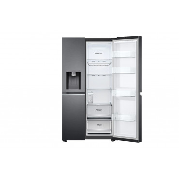 LG Refrigerator GSLV71MCLE Energy efficiency class E, Free standing, Side by side, Height 179 cm, No Frost system, Fridge net ca